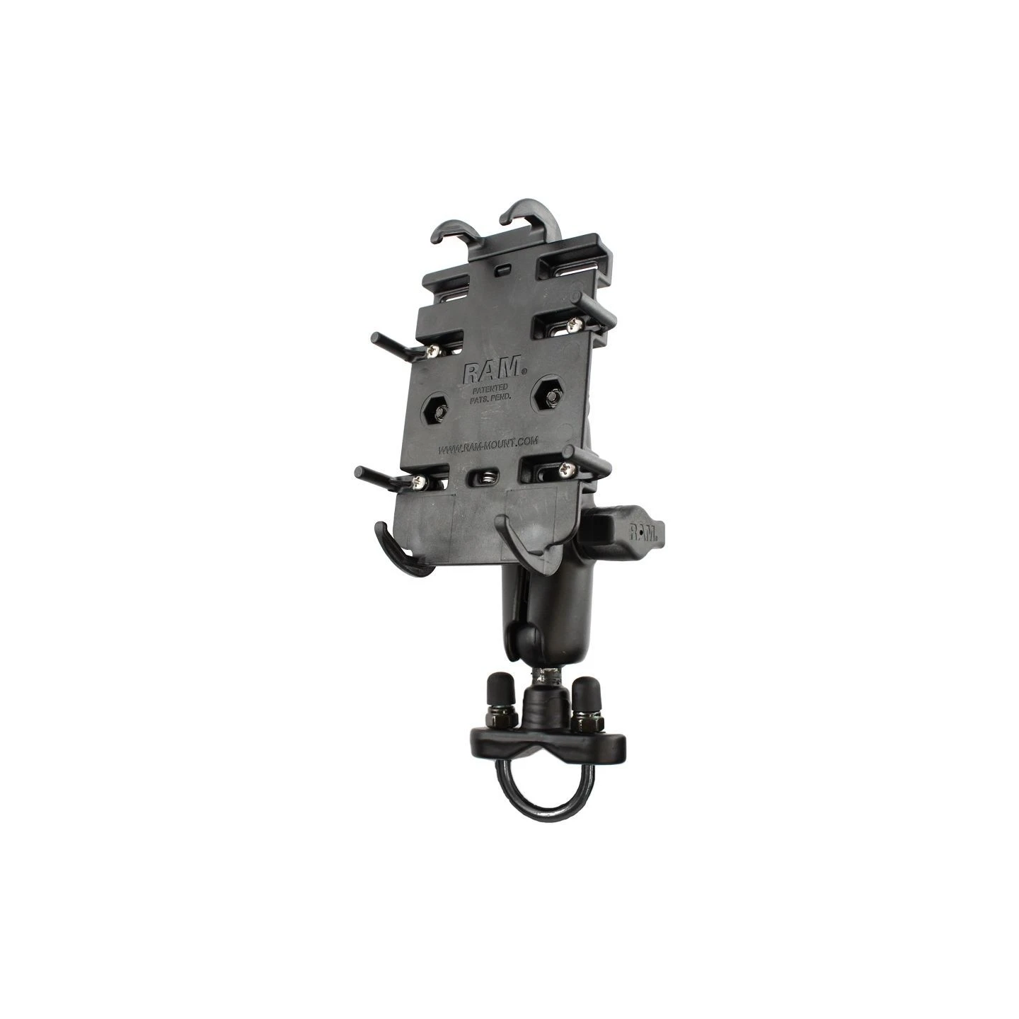 Universal Lenker-Halterung -  (1 Zoll), Rohr-Klemme, mittlerer Verbindungsarm, Universal-Halteschale