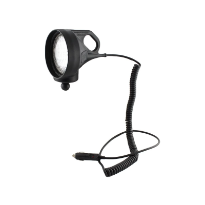 Spotlight mit  (1 Zoll) - gewendeltes Kabel mit Zig.-Anzünder-Adapter