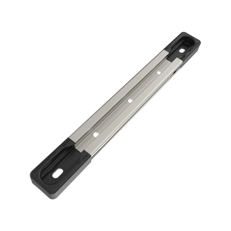 Aluminium Tough-Track Schiene inkl. Endkappen - Innenlänge 127 mm (5 Zoll), eloxiert