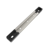 Aluminium Tough-Track rail incl. end caps - inner length 127 mm (5 inches), anodised
