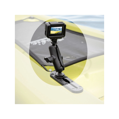 Aluminium Tough-Track Schiene inkl. Endkappen - Innenlänge 127 mm (5 Zoll), eloxiert