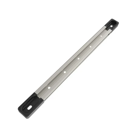 Aluminium Tough-Track Schiene inkl. Endkappen - Innenlänge 228,6 mm (9 Zoll), eloxiert