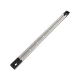 Aluminium Tough-Track Schiene inkl. Endkappen - Innenlänge 330,2 mm (13 Zoll), eloxiert