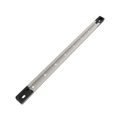Aluminium Tough-Track Schiene inkl. Endkappen - Innenlänge 330,2 mm (13 Zoll), eloxiert