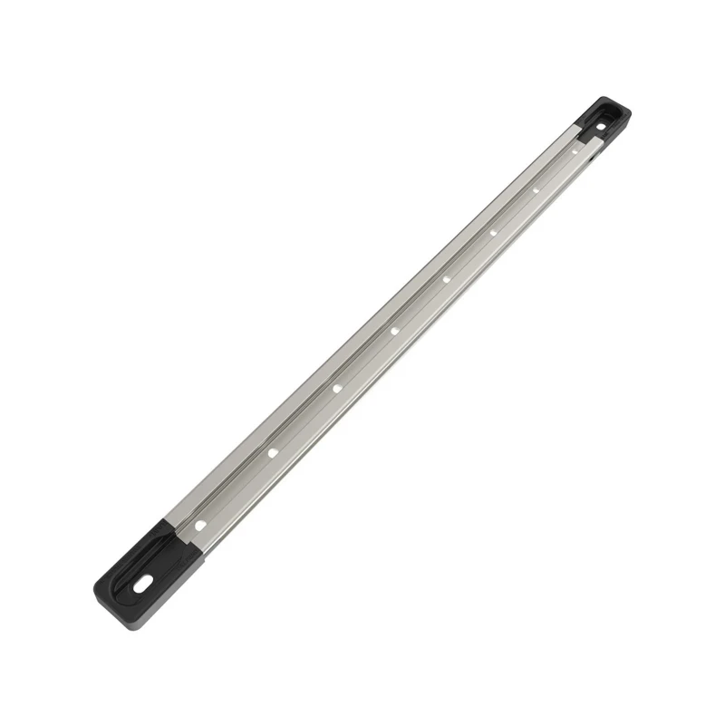 Aluminium Tough-Track Schiene inkl. Endkappen - Innenlänge 330,2 mm (13 Zoll), eloxiert