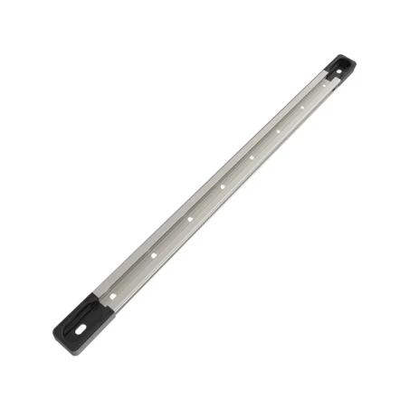 Aluminium Tough-Track Schiene inkl. Endkappen - Innenlänge 330,2 mm (13 Zoll), eloxiert