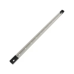 Aluminium Tough-Track Schiene inkl. Endkappen - Innenlänge 431,8 mm (17 Zoll), eloxiert