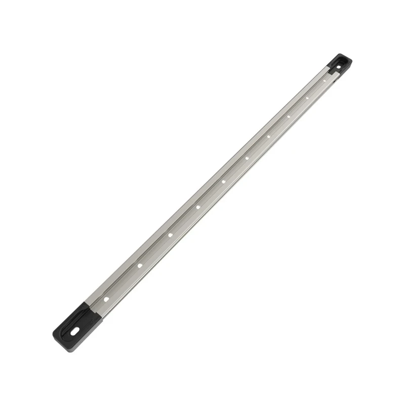 Aluminium Tough-Track Schiene inkl. Endkappen - Innenlänge 431,8 mm (17 Zoll), eloxiert