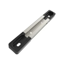 Aluminium Tough-Track Schiene inkl. Endkappen - Innenlänge 76,2 mm (3 Zoll), eloxiert