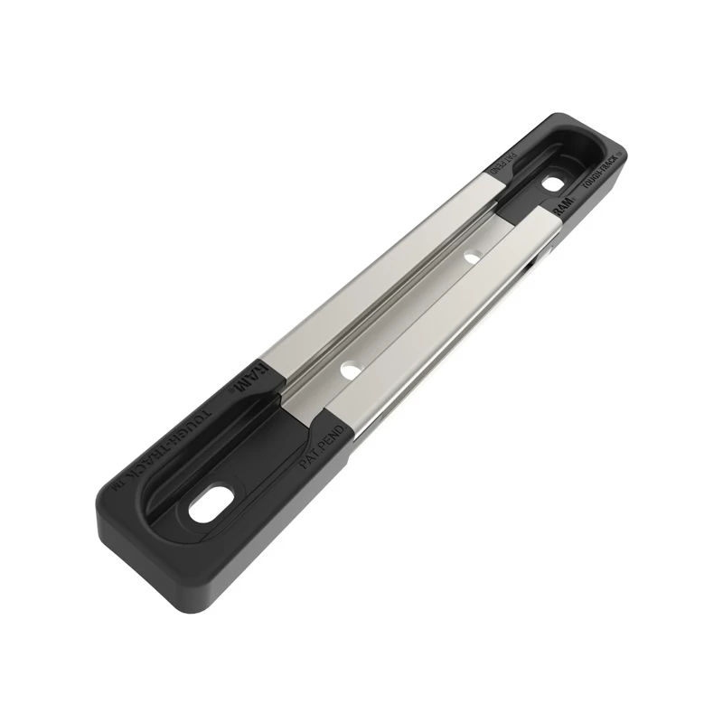 Aluminium Tough-Track Schiene inkl. Endkappen - Innenlänge 76,2 mm (3 Zoll), eloxiert