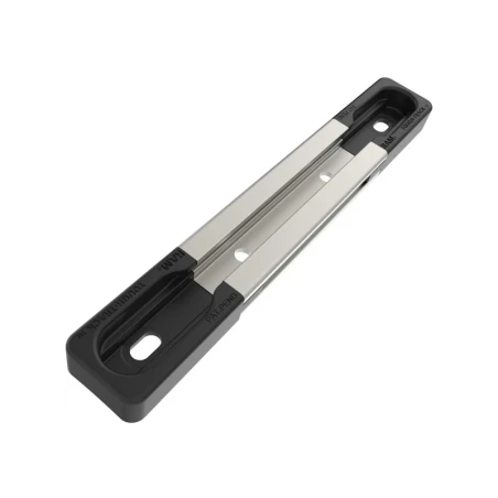 Aluminium Tough-Track Schiene inkl. Endkappen - Innenlänge 76,2 mm (3 Zoll), eloxiert