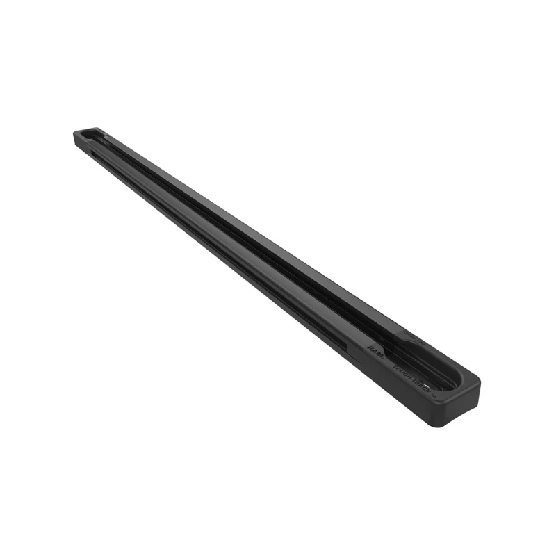 Aluminium Tough-Track Schiene inkl. Endkappen - schwarz, Innenlänge 330,2 mm (13 Zoll)