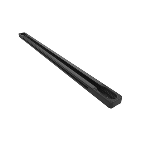 Aluminium Tough-Track Schiene inkl. Endkappen - schwarz, Innenlänge 330,2 mm (13 Zoll)