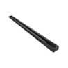Aluminium Tough-Track rail incl. end caps - black, inner length 330.2 mm (13 inch)