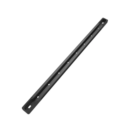 Aluminium Tough-Track Schiene inkl. Endkappen - schwarz, Innenlänge 330,2 mm (13 Zoll)