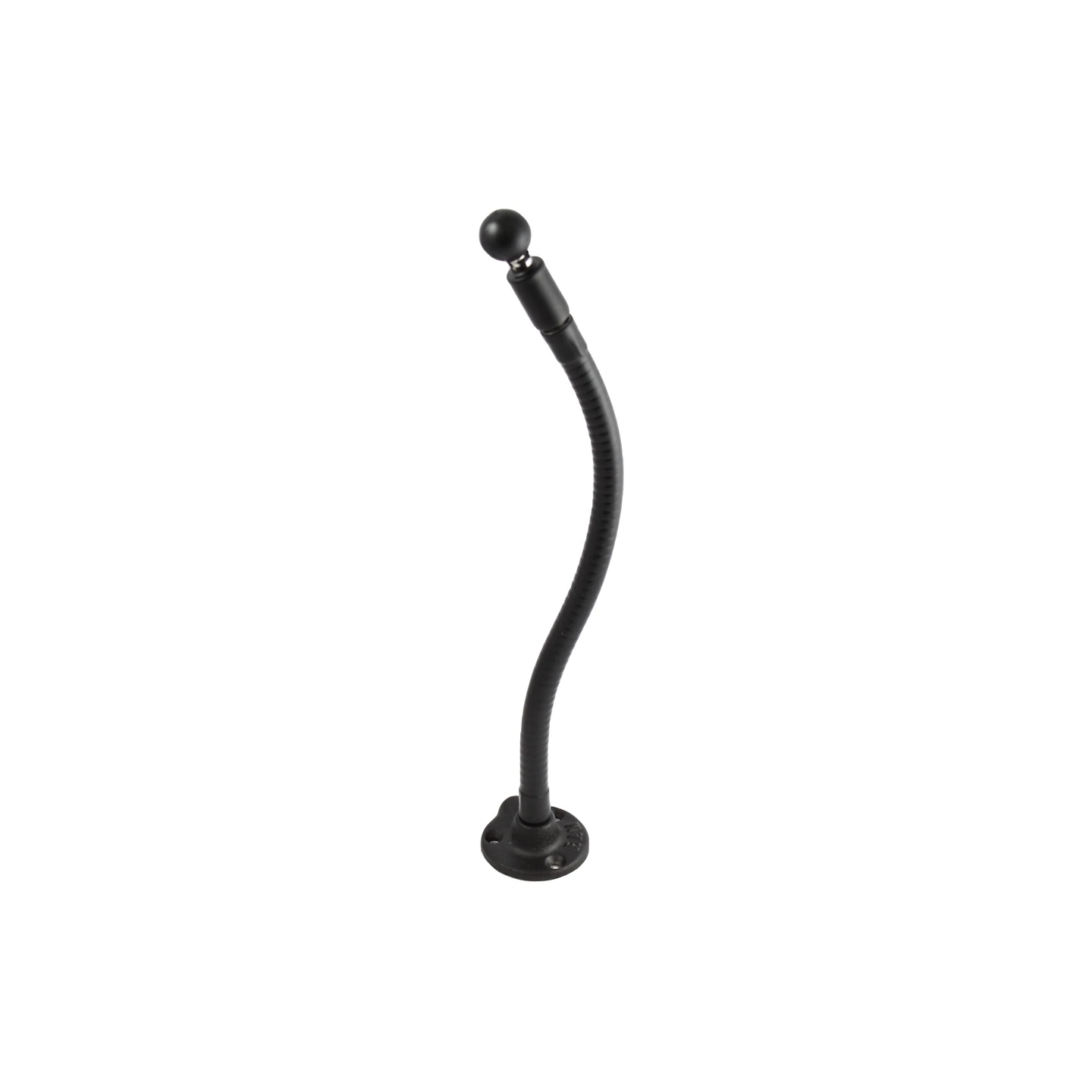 Standfuss mit  (1 Zoll) - runde Basis, flexibler Stab (ca. 300 mm)