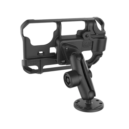 Fahrzeug Aufbau-Halterung Garmin Fleet 770, 780 &790, Pin-Lock gesichert -  (1 Zoll), runde Basisplatte (AMPS)
