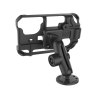 Vehicle body mount Garmin Fleet 770, 780 &790, pin-lock secured - (1 inch), round base plate (AMPS)