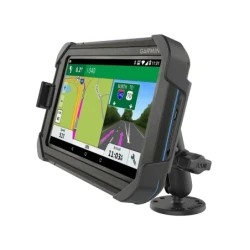 Fahrzeug Aufbau-Halterung Garmin Fleet 770, 780 &790 -  (1 Zoll), runde Basisplatte (AMPS), mittlerer Verbindungsarm