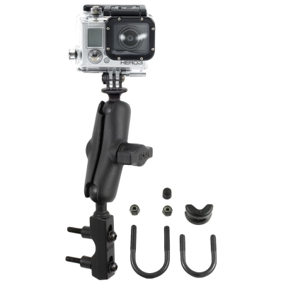 GoPro Motorrad-Kamerahalterung - mit Basisbefestigung für Lenker/Bremse/Kupplung,  (1 Zoll)