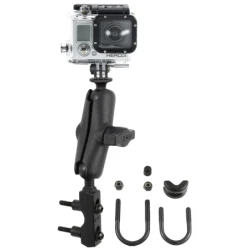 GoPro Motorrad-Kamerahalterung - mit Basisbefestigung für Lenker/Bremse/Kupplung,  (1 Zoll)