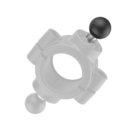 Kugel mit 1/4"-20 Innengewinde für große Torque Rohrschellen -  (1 Zoll), für Rohe mit 38,1 - 50,8 mm Durchmesser