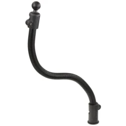 Flex Rod mit  (1 Zoll) für Tough-Track Schienen - Länge ca. 455 mm, Verbundstoff-Adapter mit T-Slot