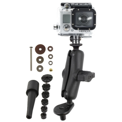 GoPro Motorrad-Kamerahalterung - mit Lenkervorbaubasis,  (1 Zoll)
