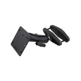 Schraubklemmen-Set - Schraubklemme (bis 127 mm Breite), mittlerer Verbindungsarm, VESA-Platte (75x75 u. 100x100 mm)