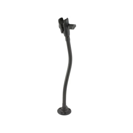 Universal flex mount with holder - base, flexible arm (approx. 300 mm), single-sided connecting arm