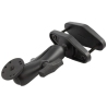 Screw clamp set - screw clamp (up to 101 mm wide), centre connecting arm, round base plate (AMPS)