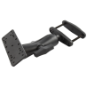 Screw clamp set - screw clamp (up to 76 mm wide), centre connecting arm, universal plate (various hole patterns), in