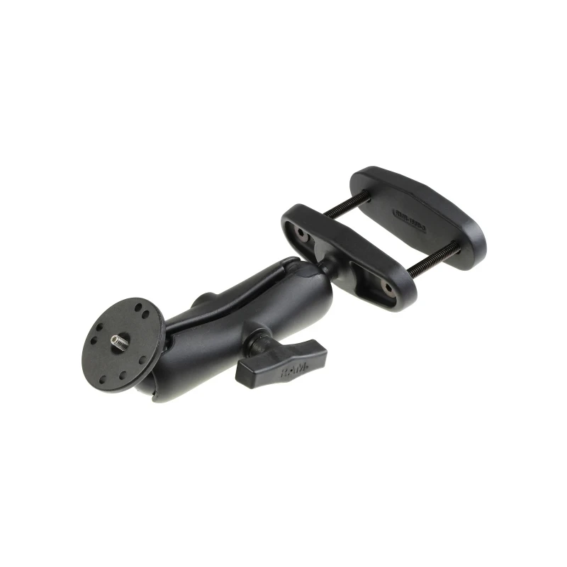 Schraubklemmen-Set - Schraubklemme (bis 76 mm Breite), mittlerer Verbindungsarm, runde Basisplatte mit 1/4"-20 Gewindestift