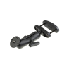 Screw clamp set - screw clamp (up to 76 mm wide), centre connecting arm, round base plate with 1/4"-20 grub screw