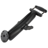 Screw clamp set - screw clamp (up to 76 mm wide), long connecting arm, round base plate (AMPS)