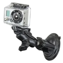 GoPro Saugfuss-Kamerahalterung (kurz) - mit Saugfuss,  (1 Zoll)