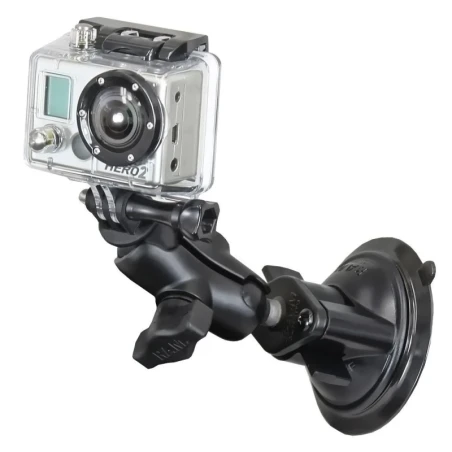 GoPro Saugfuss-Kamerahalterung (kurz) - mit Saugfuss,  (1 Zoll)
