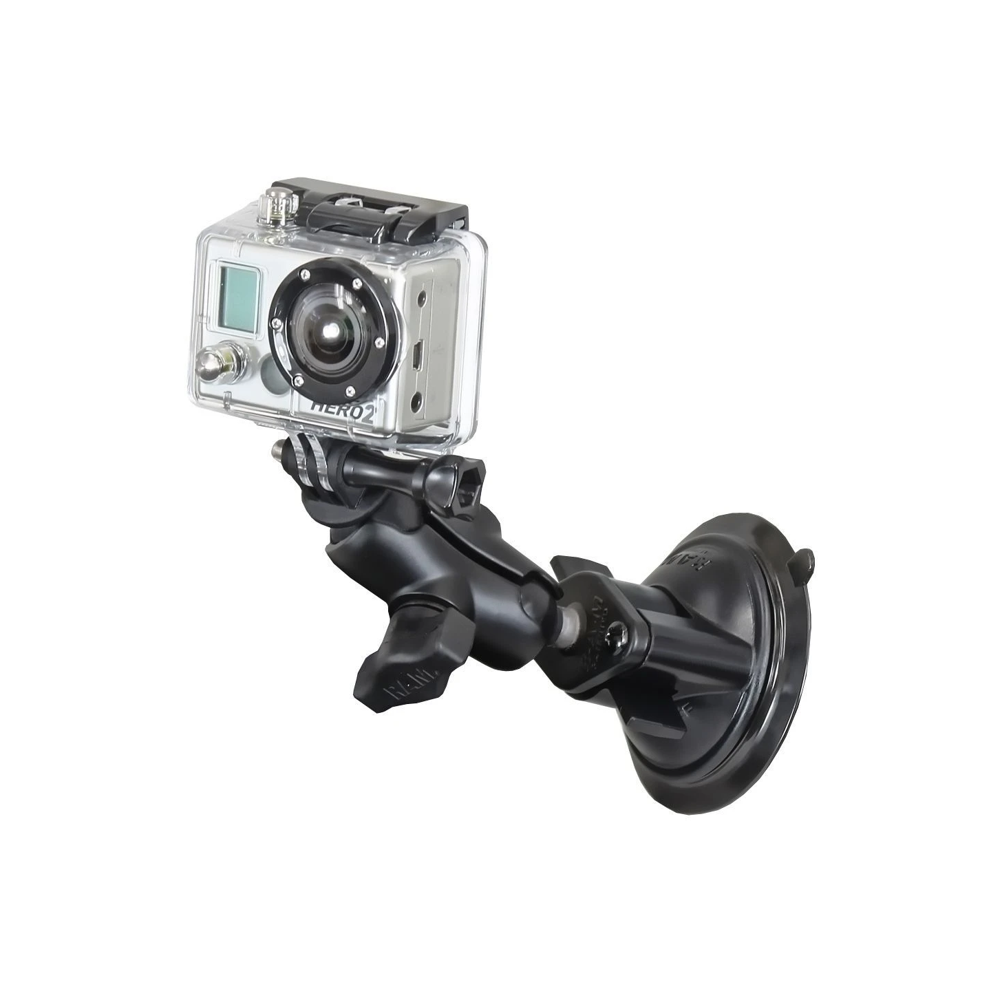 GoPro Saugfuss-Kamerahalterung (kurz) - mit Saugfuss,  (1 Zoll)
