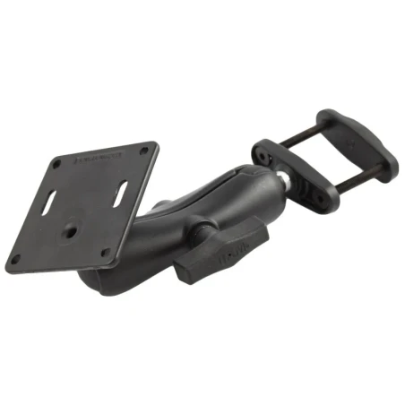 Schraubklemmen-Set - Schraubklemme (bis 50,8 mm Breite), mittlerer Verbindungsarm, VESA-Platte (75x75 Lochraster), im P