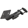 Screw clamp set - screw clamp (up to 50.8 mm wide), centre connection arm, VESA plate (75x75 hole pattern), in pack