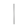 Aluminium tube - length 609.6 mm, 1/4" NPT thread on both sides