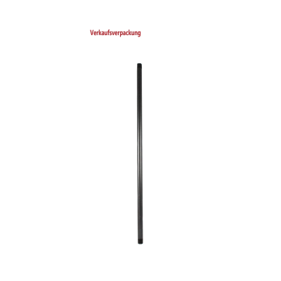Aluminiumrohr - Länge 609,6 mm, beidseitig 1/2" NPT-Gewinde