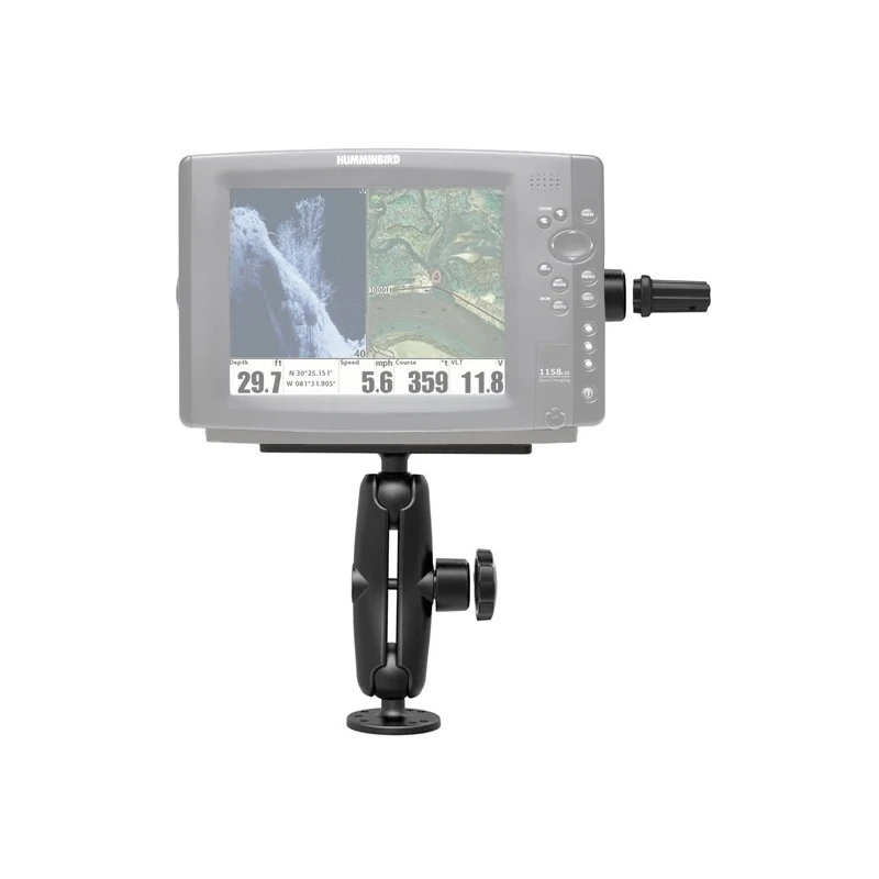 Marine Aufbau-Set mit Pin-Lock Sicherung für Gimbal-Halterungen - mit runder Basisplatte (AMPS), 2x Pin-Lock Sicherung