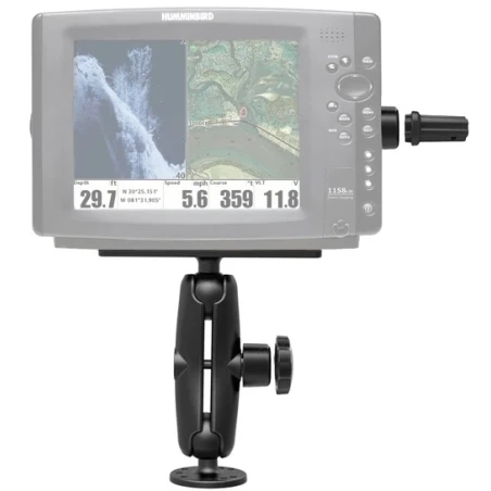 Marine Aufbau-Set mit Pin-Lock Sicherung für Gimbal-Halterungen - mit runder Basisplatte (AMPS), 2x Pin-Lock Sicherung