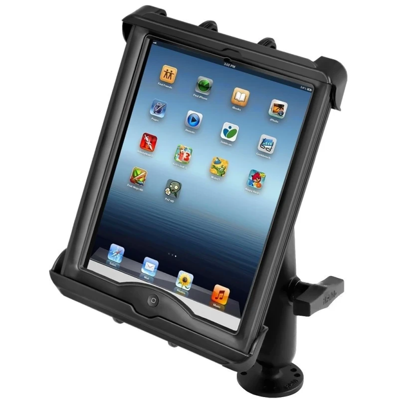 Universal Tab-Tite Aufbau-Set für 10 Zoll Tablets - mit runder Basisplatte (AMPS)