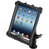 Universal Tab-Tite assembly set for 10 inch tablets - with round base plate (AMPS)
