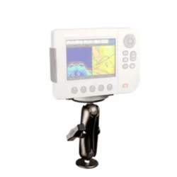 Marine Aufbau-Halterung für Raymarine - runde Basisplatte (AMPS), mittlerer Verbindungsarm, Raymarine-Adapter