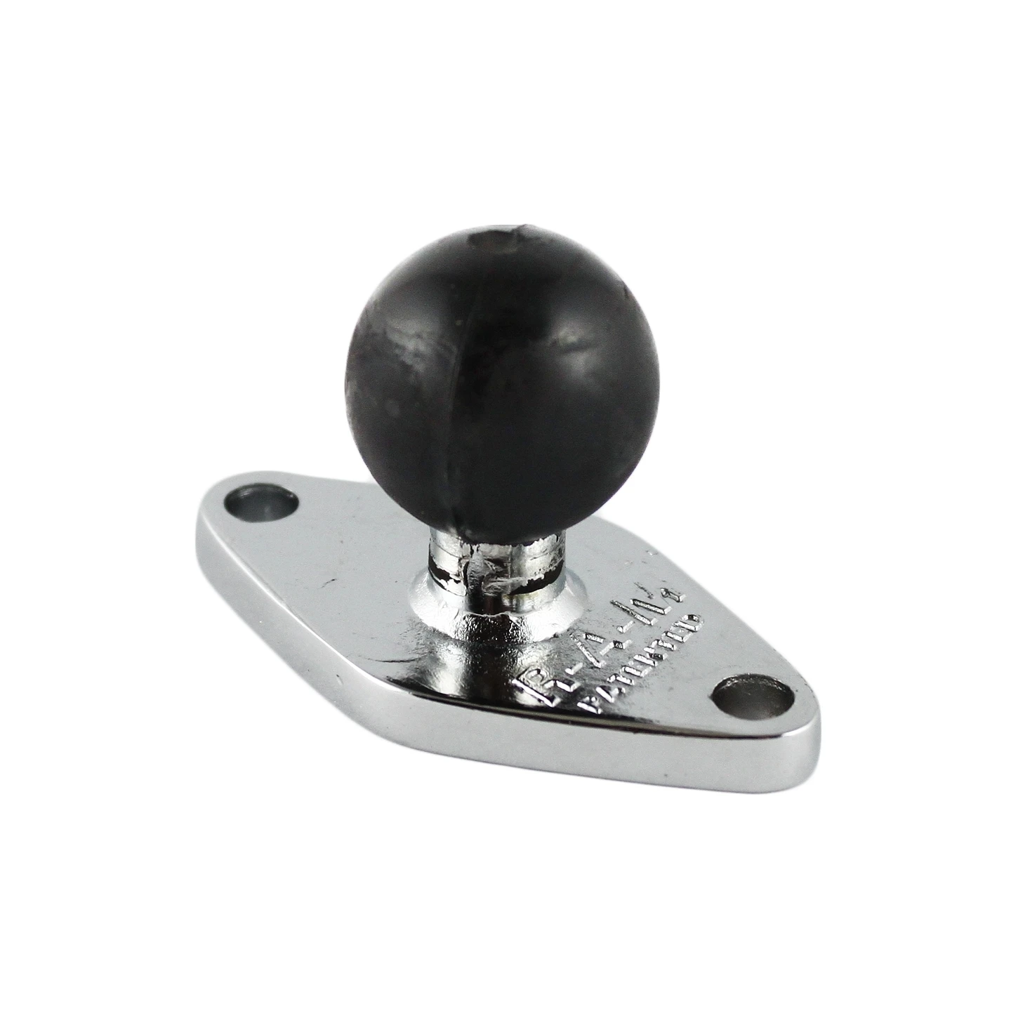Chrom Diamond-Basisplatte (Trapez) -  (1 Zoll)