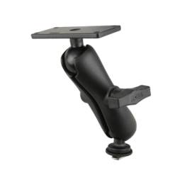 Set für Tough-Track Schienen - Kugel mit T-Slot, mittlerer Verbindungsarm, Adapterplatte (2x4 Zoll)