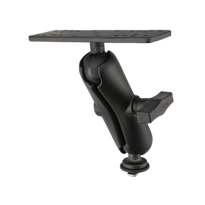 Set für Tough-Track Schienen -  (1,5 Zoll), Kugel mit T-Slot, mittlerer Verbindungsarm, Adapterplatte (6,25 x 2 Zoll)